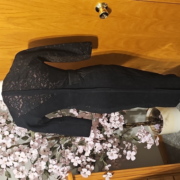 Byron Lars Black Lace Illusion Dress - Picture 7 of 11